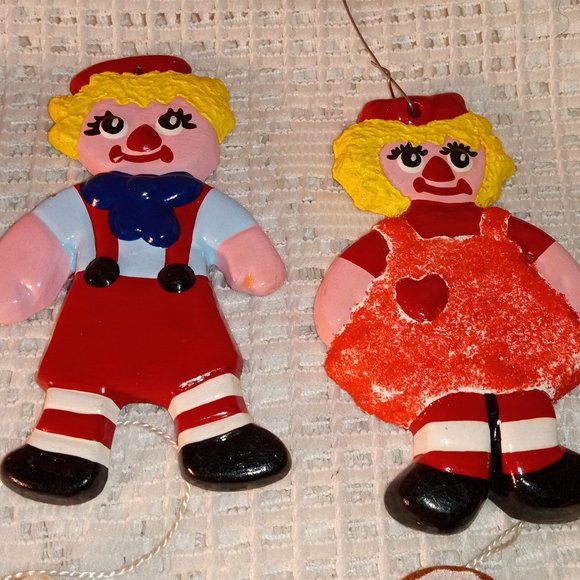 VINTAGE COLORFUL VARIETY OF CHRISTMAS TREE ORNAMENTS, LOT OF 12 - Picture 7 of 12